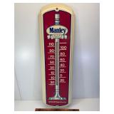 27" Manley valves tin thermometer