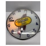 Vintage NuGrape soda lighted clock