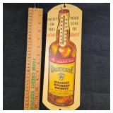 Wooden Brookside Bourrbon Wishey Thermometer