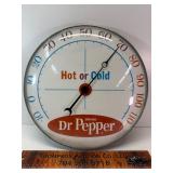 Vintage Dr. Pepper bubble glass Pam thermometer