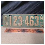 1928 NC Tag