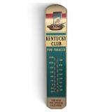 39" vintage Kentucky Club pipe tobacco thermometer