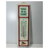 13" metal Dekalb thermometer