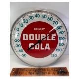 Vintage Double Cola bubble glass thermometer