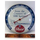 1961 Pearl beer Pam bubble glass thermometer