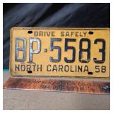 1958 NC Tag