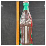 29" Metal Vintage Coca-Cola Thermometer