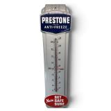 Original porcelain Prestone antifreeze thermometer