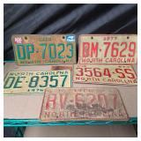 5- 1970s NC Tags