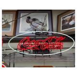 Working Coca-Cola neon sign