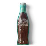 3ft original Coca Cola die-cut bottle sign