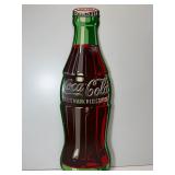 1957 embossed Coca-Cola metal sign