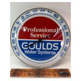Vintage Goulds bubble glass thermometer