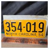 1954 NC Tag