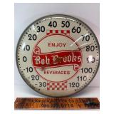 Vintage Bob Brooks bubble glass thermometer
