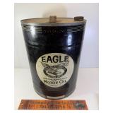 5 gal Eagle Motor Oil Tin can