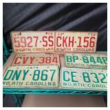 6- 1973 & 74 NC Tags