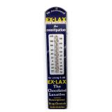 Ex-Lax " Chocolate Laxative" Porcelain Thermometer