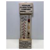 Early wood thermometer peoples furniture