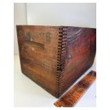 Remington wood crate