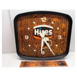 1981 hires root beer plastic clock