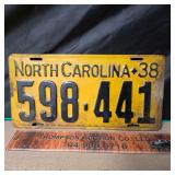 1938 NC Tag
