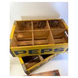 2 very clean Pepsi 6 way bottle crates