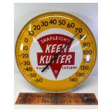 Vintage Keen kutter bubble glass thermometer