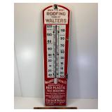Antique porcelain Walters roofing thermometer