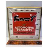 1962 PAM Thermoid big T convex glass thermometer