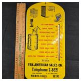 Pan-American Sales Co. Metal Thermometer