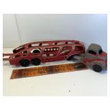 Hubley transport truck and trailer