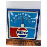 Vintage plastic Pepsi thermometer