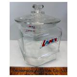 Small original lance jar great condition