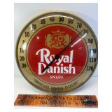 Royal danish snuff bubble glass thermometer