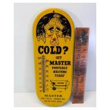 Master portable heaters tin thermometer