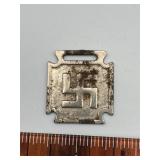 Early Coca Cola swastika watch fob