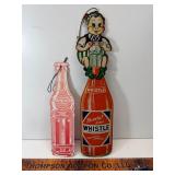 2 antique soda paper advertising