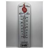 Porcelain Red Goose school shoes thermometer