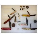 7 Coca Cola knives and other