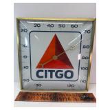 Vintage Virgo Pam clock convex glass