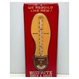 Biltrite heels & soles tin thermometer
