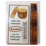 Vintage locatelli Italian cheese thermometer metal