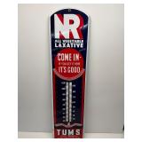 Antique porcelain tums laxative thermometer