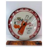 1961 Canada Dry orange soda thermometer