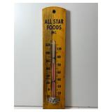 Wood All Star foods thermometer