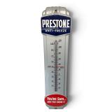 Original porcelain Prestone antifreeze thermometer
