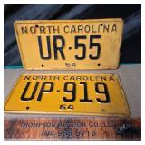 2 1964 NC Tags