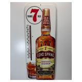 EMBOSSED TIN THERMOMETER ECHO SPRINGS WHISKEY