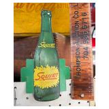 Vintage Squirt cardboard sign